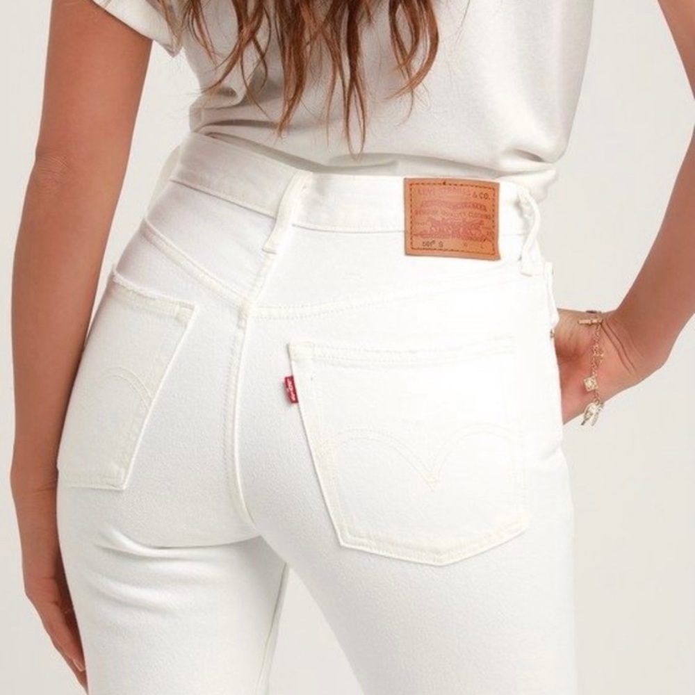 501 Levis's white Jeans